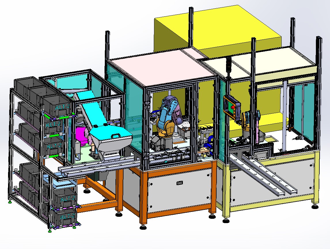 Automated Assembly Line CAD Model